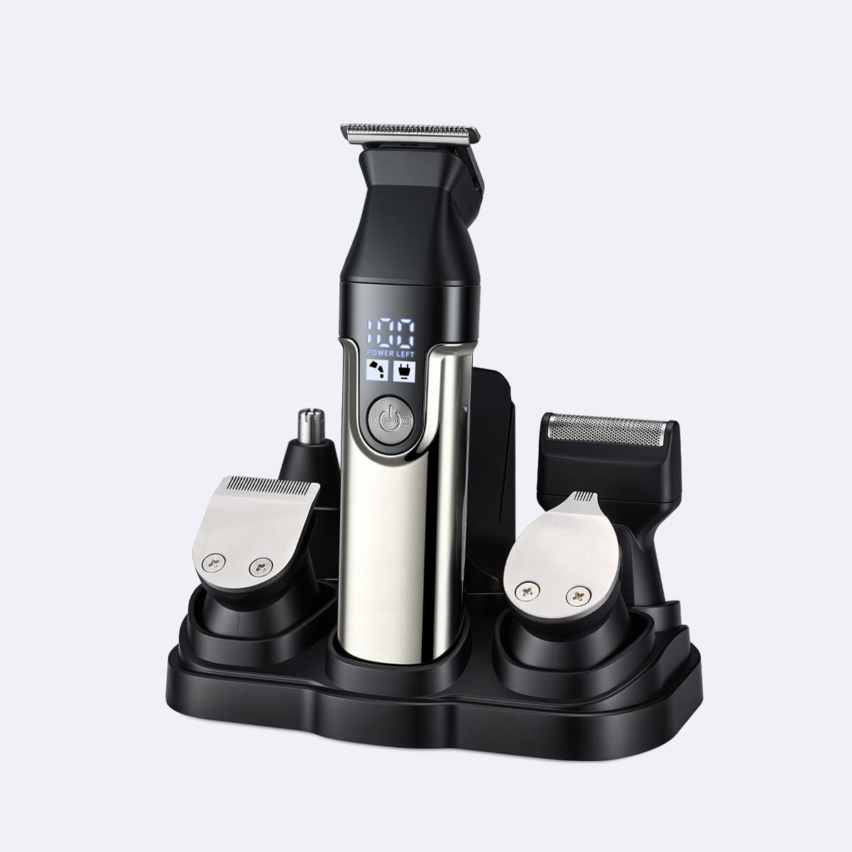 YMB065 6-in-1 Multi-Function Grooming Kit Grooming Kit on Charging Stand