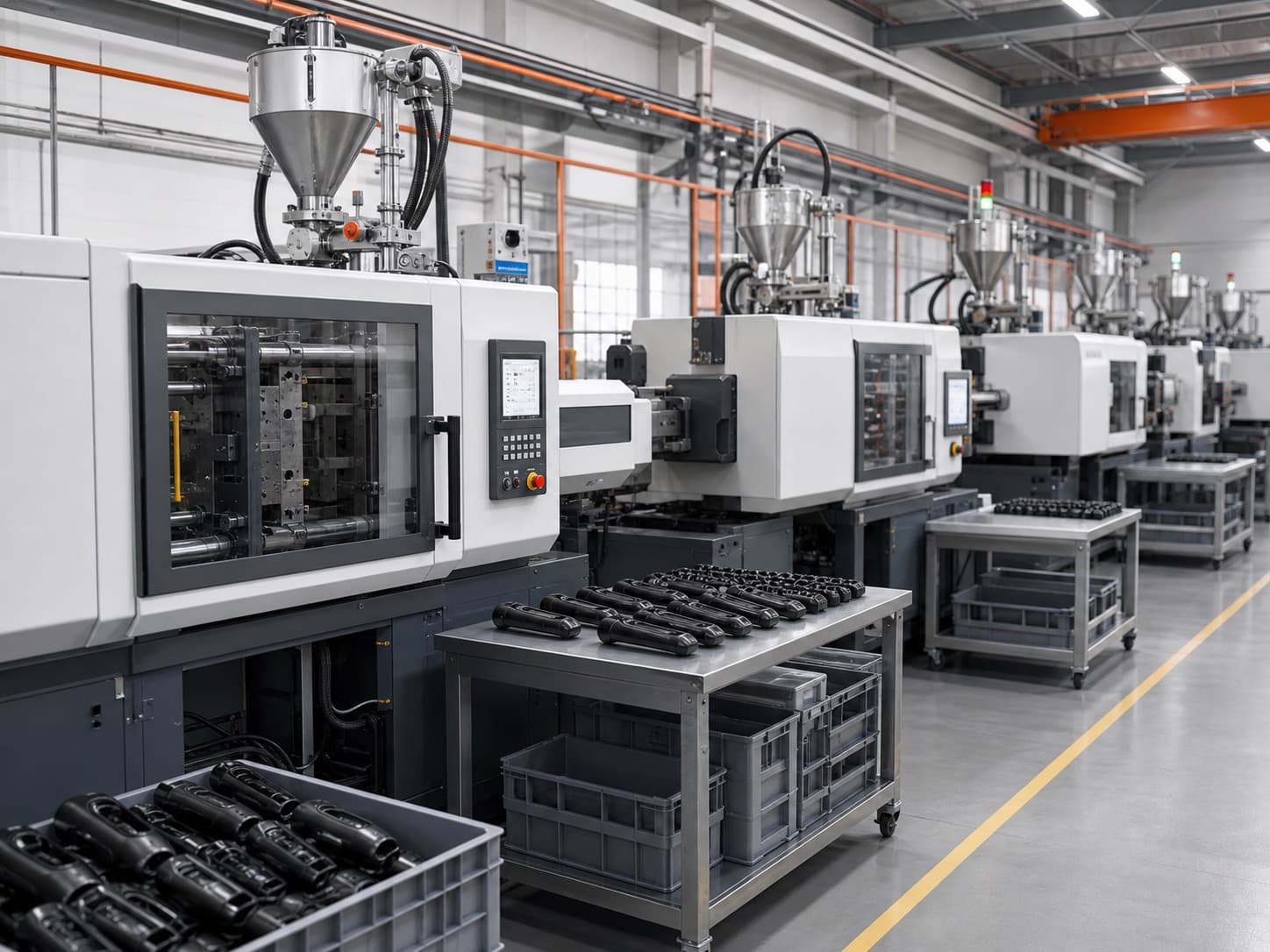 Precision injection molding workshop