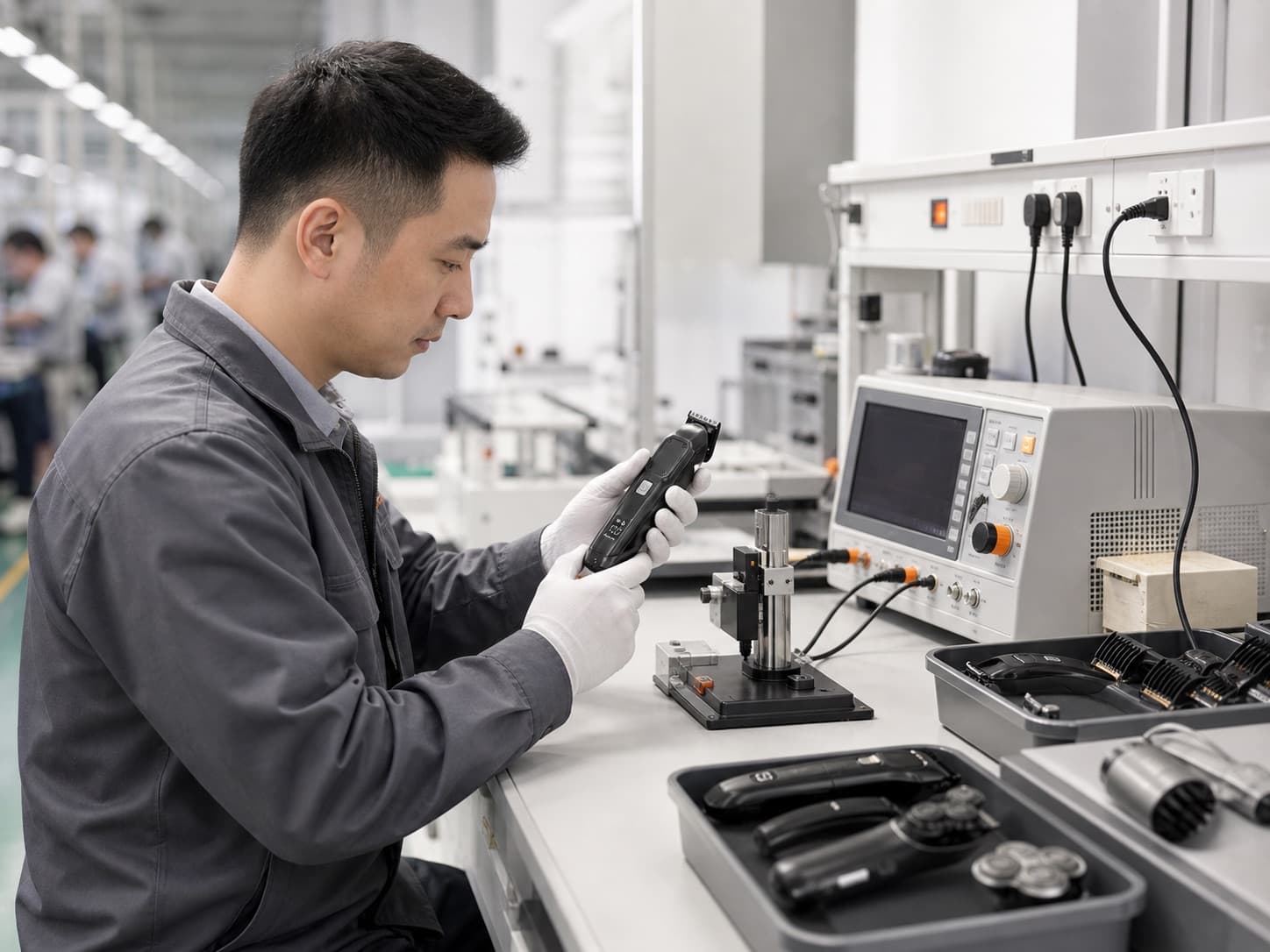 Quality control inspection for grooming appliances
