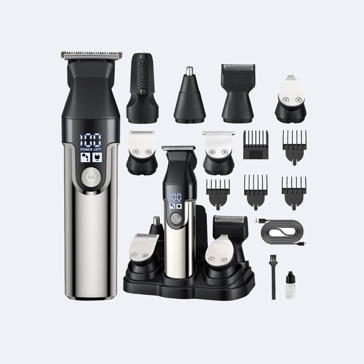 YMB065 6-in-1 Multi-Function Grooming Kit Device, Heads and Accessories